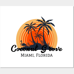 Coconut Grove Miami, Florida Posters and Art